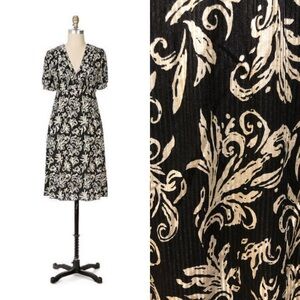 {Anthro} Maple Filigree Dress